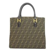 Fendi Vintage Pre-owned Canvas fendi-vskor Brown, Dam