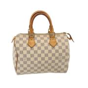 Louis Vuitton Vintage Pre-owned Canvas handvskor Beige, Dam