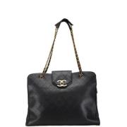 Chanel Vintage Pre-owned Laeder chanel-vskor Black, Dam