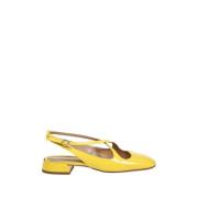 A. Bocca Gul Sling Back Kärlek Skor Yellow, Dam