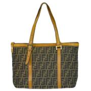 Fendi Vintage Pre-owned Canvas fendi-vskor Brown, Dam