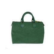 Louis Vuitton Vintage Pre-owned Laeder handvskor Green, Dam