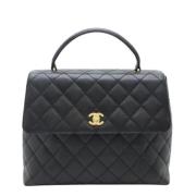 Chanel Vintage Pre-owned Laeder chanel-vskor Black, Dam