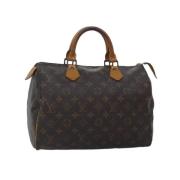 Louis Vuitton Vintage Pre-owned Canvas handvskor Brown, Dam