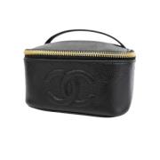 Chanel Vintage Pre-owned Laeder chanel-vskor Black, Dam