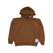 Mihara Yasuhiro Lila Heavyweight Hoodie Komfort Kollektion Brown, Herr