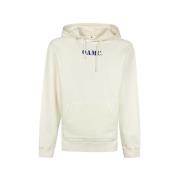 Oamc Midstream Hoodie Stickad Off White Beige, Herr