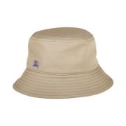 Burberry Elegant Hunter MH Bucket Hat Beige, Dam