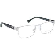 Emporio Armani Originala receptglasögon med 3 års garanti Gray, Herr