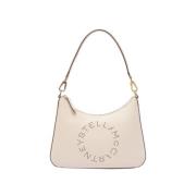 Stella McCartney Rosa Axelväska Tillverkad i Italien White, Unisex