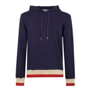 Golden Goose Stilren hoodie med tvåfärgad mudd Blue, Herr