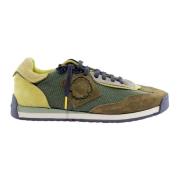 Satorisan Psykedelisk Khaki Sneakers Green, Herr