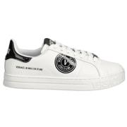 Versace Jeans Couture Vita Sneakers med Svarta Detaljer White, Herr