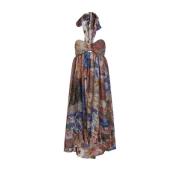 Zimmermann Mipai Mint Paisley Maxi Klänning Multicolor, Dam