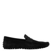 Tod's Svarta Mocka Gommino Körloafers Black, Herr