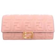 Fendi Vintage Pre-owned Laeder plnbcker Pink, Dam