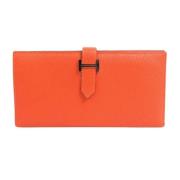 Hermès Vintage Pre-owned Laeder plnbcker Orange, Dam