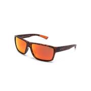 Maui Jim Uila Rm661-10A Matte Dark Havana W/Orange Sunglasses Brown, H...