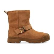 Tory Burch Läder ankelboots Beige, Dam