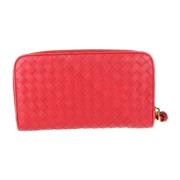 Bottega Veneta Vintage Pre-owned Laeder plnbcker Red, Dam