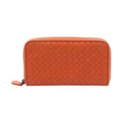 Bottega Veneta Vintage Pre-owned Laeder plnbcker Orange, Dam