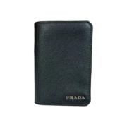 Prada Vintage Pre-owned Laeder plnbcker Black, Dam