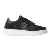 Saint Sneakers Svarta Lädersneakers för Kvinnor Black, Dam