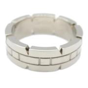 Cartier Vintage Pre-owned Vitt guld ringar Gray, Dam