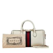 Gucci Vintage Pre-owned Canvas handvskor White, Dam