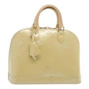 Louis Vuitton Vintage Pre-owned Laeder handvskor Beige, Dam