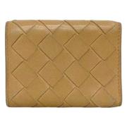 Bottega Veneta Vintage Pre-owned Laeder plnbcker Beige, Dam