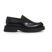 Poesie Veneziane Svart läder Loafer Moccasin Black, Dam