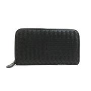 Bottega Veneta Vintage Pre-owned Laeder plnbcker Black, Dam