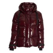 Woolrich Kort Parka Vinprovning Kappa Brown, Dam