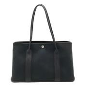 Hermès Vintage Pre-owned Canvas axelremsvskor Black, Dam