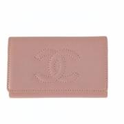 Chanel Vintage Pre-owned Laeder nyckelhllare Pink, Dam