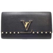 Louis Vuitton Vintage Pre-owned Laeder plnbcker Black, Dam