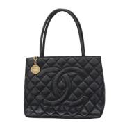 Chanel Vintage Pre-owned Laeder chanel-vskor Black, Dam