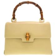 Gucci Vintage Pre-owned Laeder gucci-vskor Beige, Dam