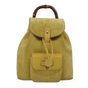 Gucci Vintage Pre-owned Mocka gucci-vskor Yellow, Dam