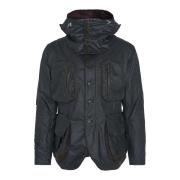 Barbour Outland Vaxad Jacka Sage-M Green, Herr