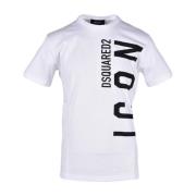 Dsquared2 Premium Bomull Herr Vit T-shirt White, Herr