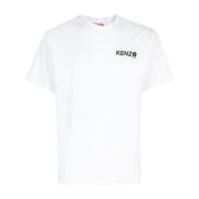 Kenzo Klassisk T-shirt för män White, Herr