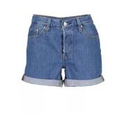 Levi's Blå Denim Shorts med Tidlös Stil Blue, Dam