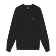 Lyle & Scott Grafisk Crew Neck Sweatshirt Black, Herr