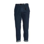 White Sand Selvedge Denim Byxor Blå Blue, Herr