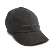 Brunello Cucinelli Grått Ull Kashmir Hatt Aw24 Gray, Herr