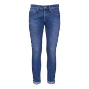 Dondup Skinny Stretch Jeans Blue, Herr