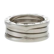 Bvlgari Vintage Pre-owned Silver ringar Gray, Dam