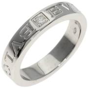 Bvlgari Vintage Pre-owned Silver ringar Gray, Dam